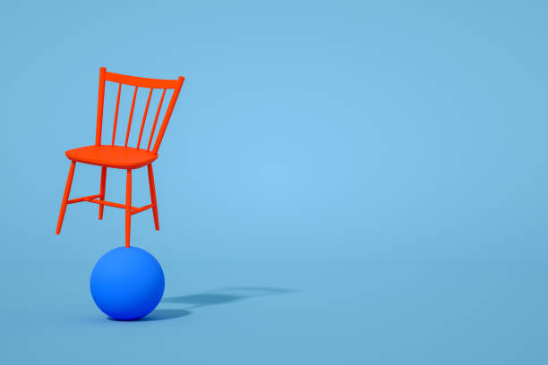 istock Balance with Chair, Minimal Concept 1225263119