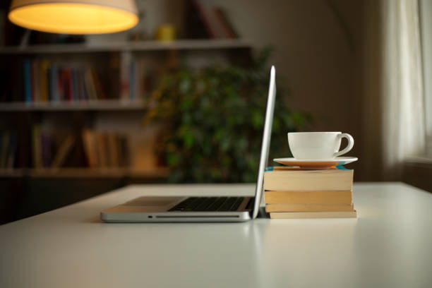 istock Pen and notebook with laptop.Inspiration moment 1225273164
