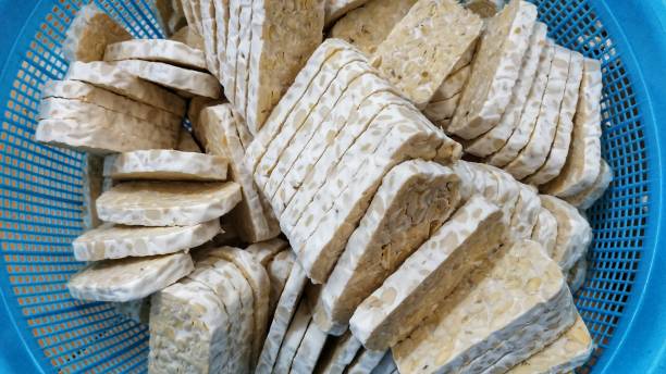 istock Raw of Fermented soybean cake 1225280085