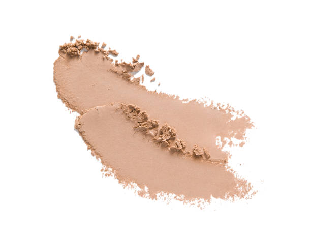 istock Makeup powder smears isolated on white 1225288475