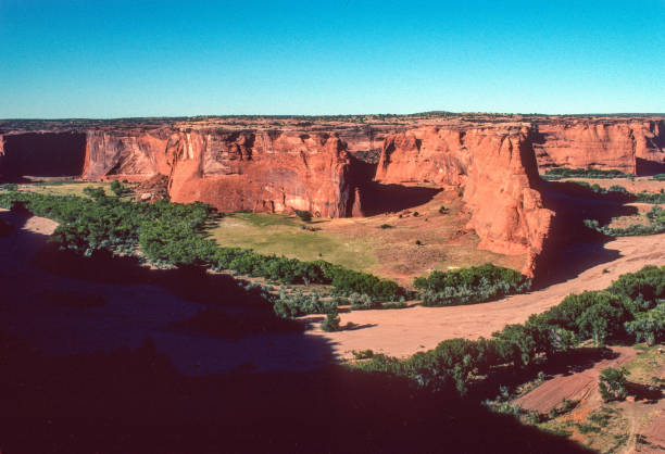 istock Canyon de Chelly National Monument - Wide Canyon View - 1998 1225292529