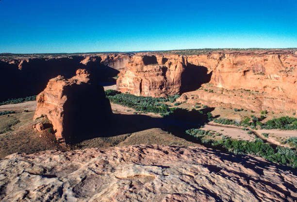 istock Canyon de Chelly National Monument - Rock Formation at Junction Overlook - 1998 1225293614