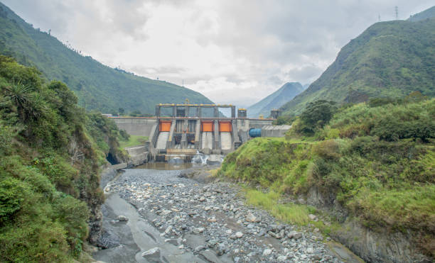 istock Scenic view of the damm in river 1225294323