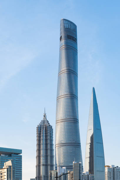上海浦東陸家嘴ランクマークス - shanghai tower ストックフォトと画像