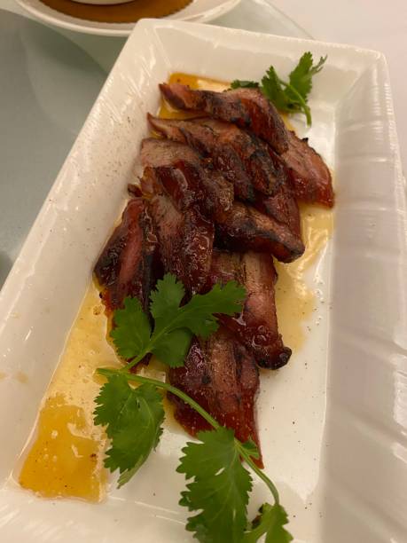 istock Barbecue pork in bbq sauce 1225307506