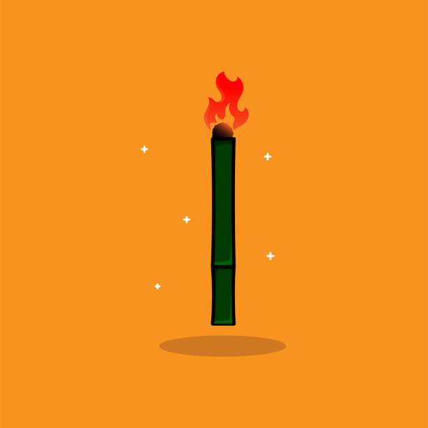 110+ Bamboo Torch Illustrations, Royalty-Free Vector Graphics & Clip