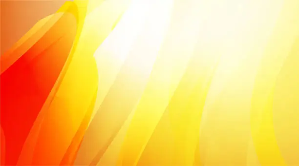 Vector illustration of Sunny abstract yellow modern background