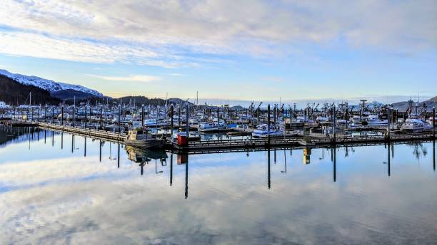 istock Alaskan Harbor in Cordova 1225321533