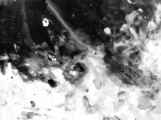 istock Abstract art background. Pigment acrylic colors on palette. 1225322733
