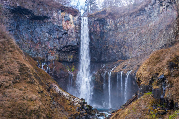 壮大な自然。 - water beauty in nature waterfall nikko ストックフォトと画像