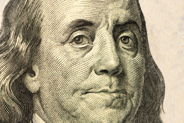 istock High definition Benjamin Franklin portrait from 100 dollars 1225326412