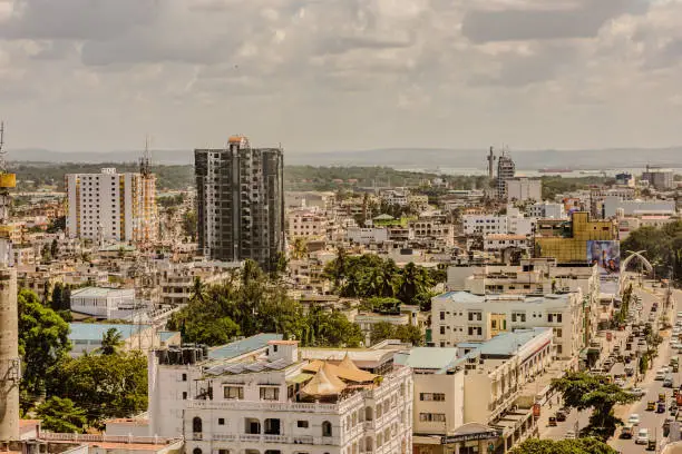 A Birds eye view of Mombasa island