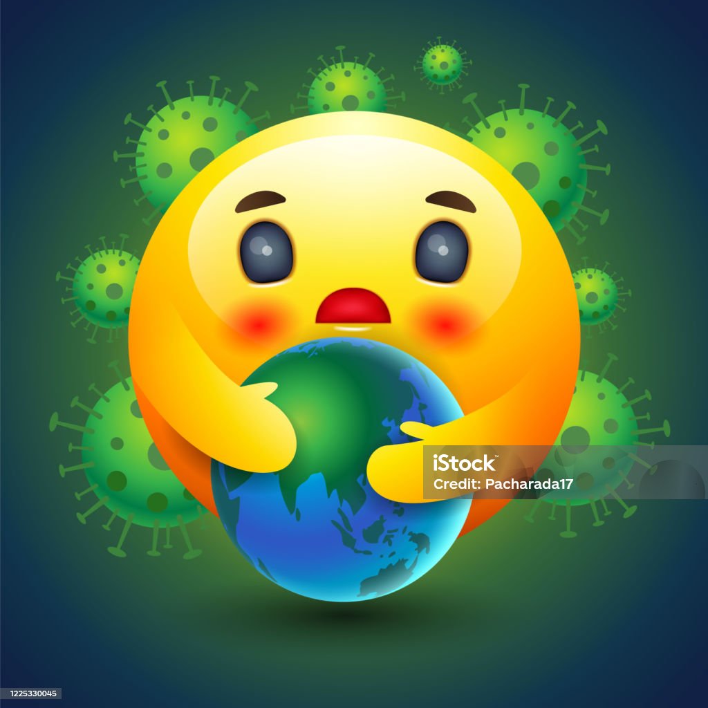 Biểu Tượng Mặt Cười Trái Đất Chăm Sóc Cảm Xúc Ký Hiệu Và Biểu ...