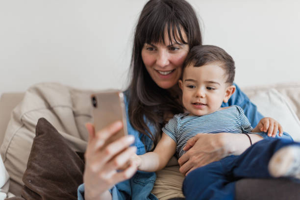 istock Family communicating via video call 1225334503