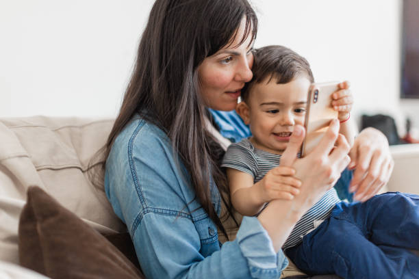 istock Family communicating via video call 1225334528