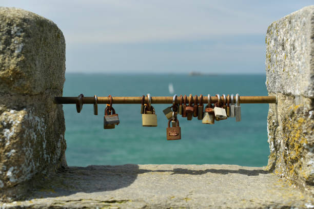 istock Padlock Ramparts Saint-Malo 1225334593