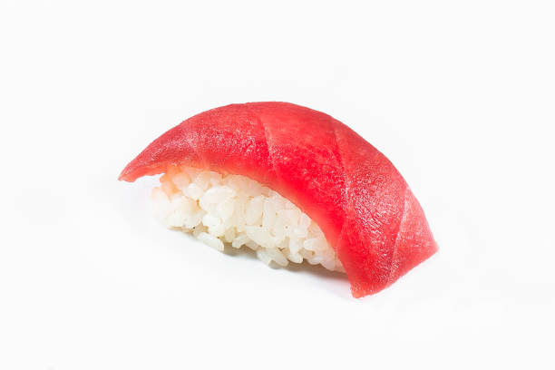 istock sushi with tuna, on an isolated white background 1225338553