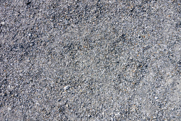 istock Top view of blue construction gravel texture background. Small granite stone full frame background. 1225342318
