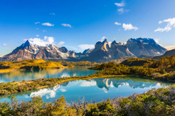 torres del paine, patagônia, chile - os andes - fotografias e filmes do acervo