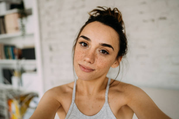 istock Proud of my freckles! 1225347004