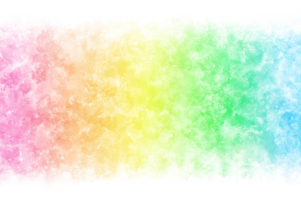 istock colorful rainbow wave abstract on grunge watercolor hand paint background 1225351206
