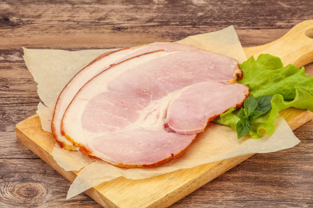 istock Sliced pork belly over board 1225354020