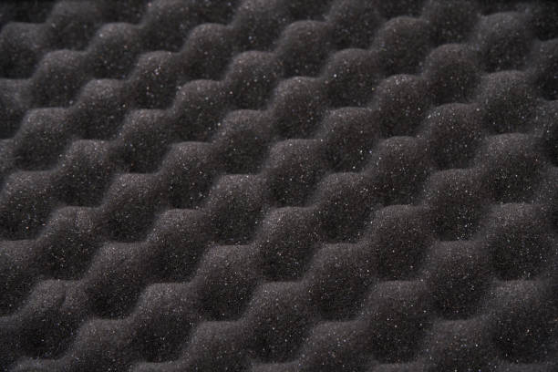 istock Foam sound protect wall texture. Audio recording background 1225355511