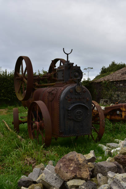 istock Rusted Steam Tractor in the Azores 1225356977