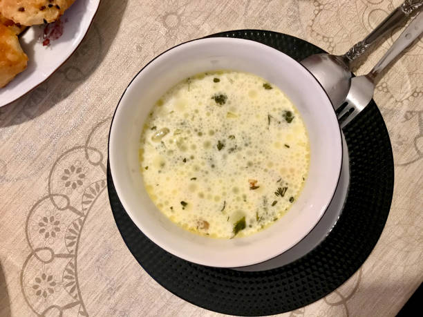 istock Homemade Puree Cheese Soup with Vegetables 1225358426