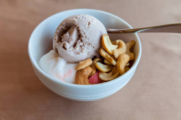 istock A bowl of ice cream with cashew nut 1225359454