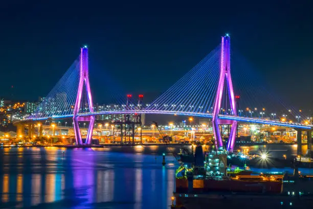 Seoul,South Korea. 1/18/2020
Busan Harbor Bridge - Busan City Night View