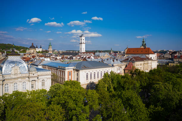 istock Lviv city hall 1225375914