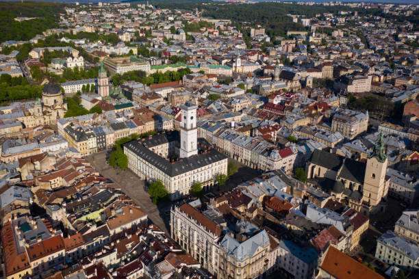 istock Lviv city hall 1225376137