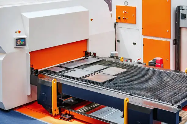 CNC Servo Drive Orange Turret Punch Press Machine
