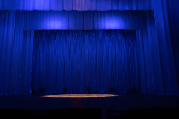 istock Theater lights spotlights and smoke over the stage 1225382955