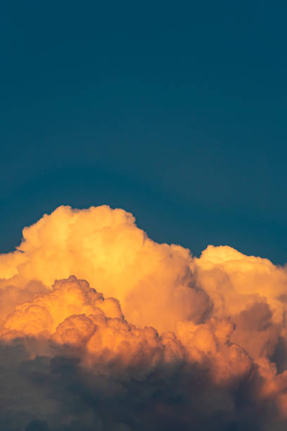 beautiful cloudy bright summer sky