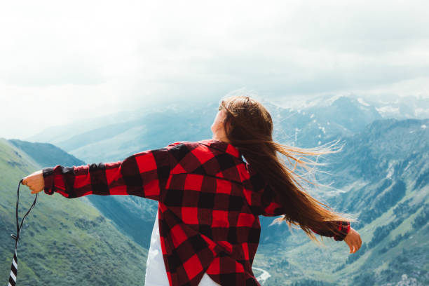 istock Summer freedom and fresh wind in the Alps mountains 1225383708