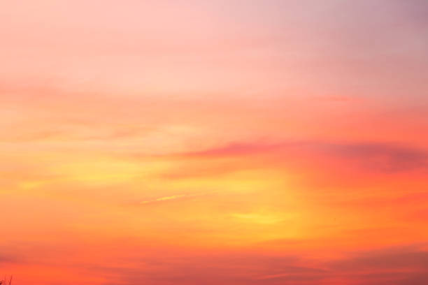 istock Beautiful color light sky with cloud background from sunset 1225384423