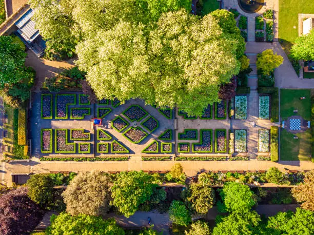 Photo of Aerial view of Holland park in the morning, London, UK