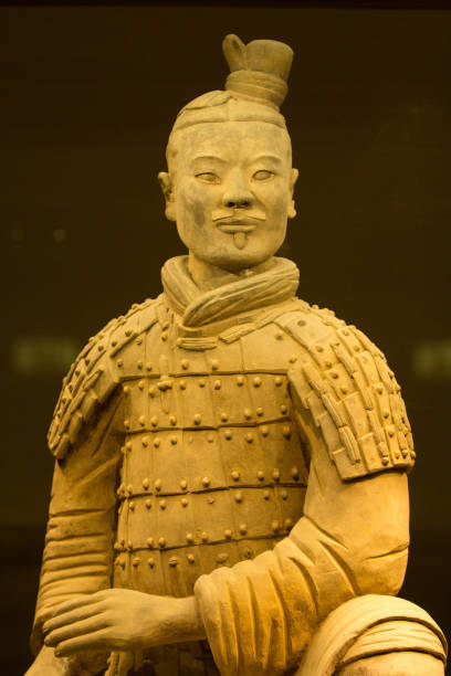 中国の西安市のテラコタ戦士 - terracotta soldiers xian terracotta emperor ストックフォトと画像