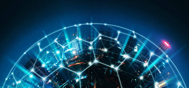 istock Smart Network and Connection city of Bangkok 1225384808