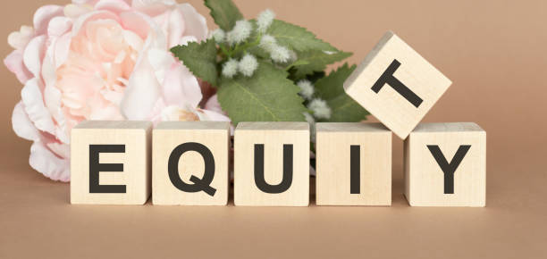 istock equity word written on wood block on a light background 1225390776
