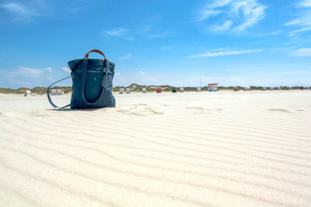 Hiddensee sandy beach in summer, Germany