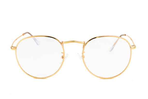 istock Street Style Oval Reading Glasses Isolated on White Background 1225396115