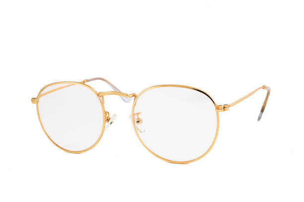 istock Street Style Oval Reading Glasses Isolated on White Background 1225397280