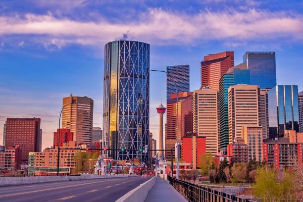 istock Sunrise Sky Over The Calgary Skyline 1225405980