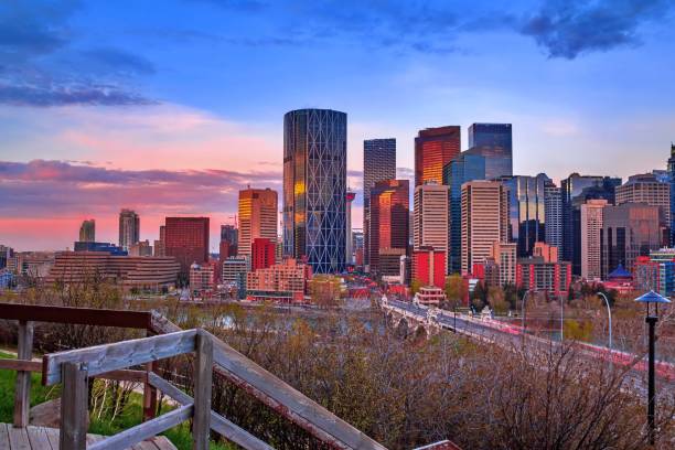 istock Sunrise Sky Over The Calgary Skyline 1225406097