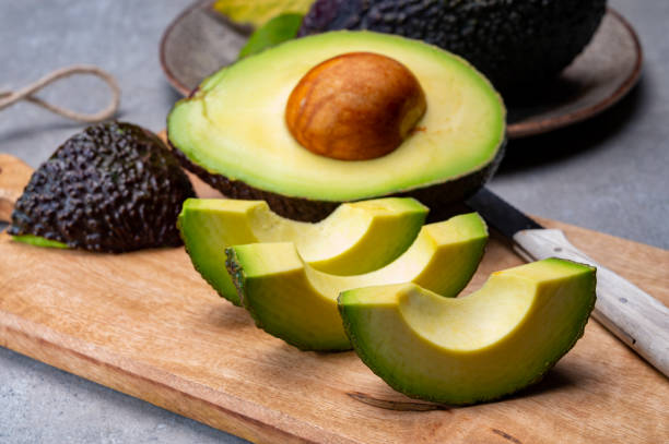 istock Healthy food, fresh ripe hass avocado from Peru 1225407110
