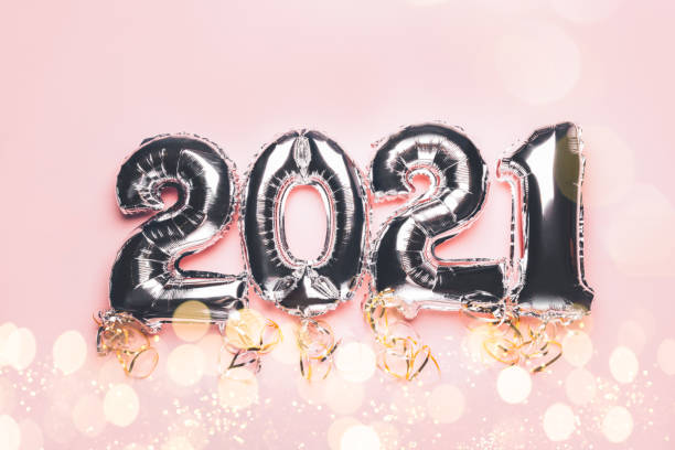 istock Balloon Bunting, New Year 2021 1225408784