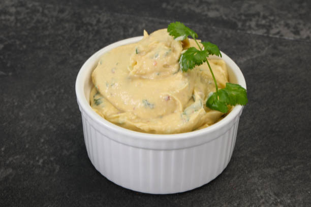 istock Hummus snack with olive oil 1225411440